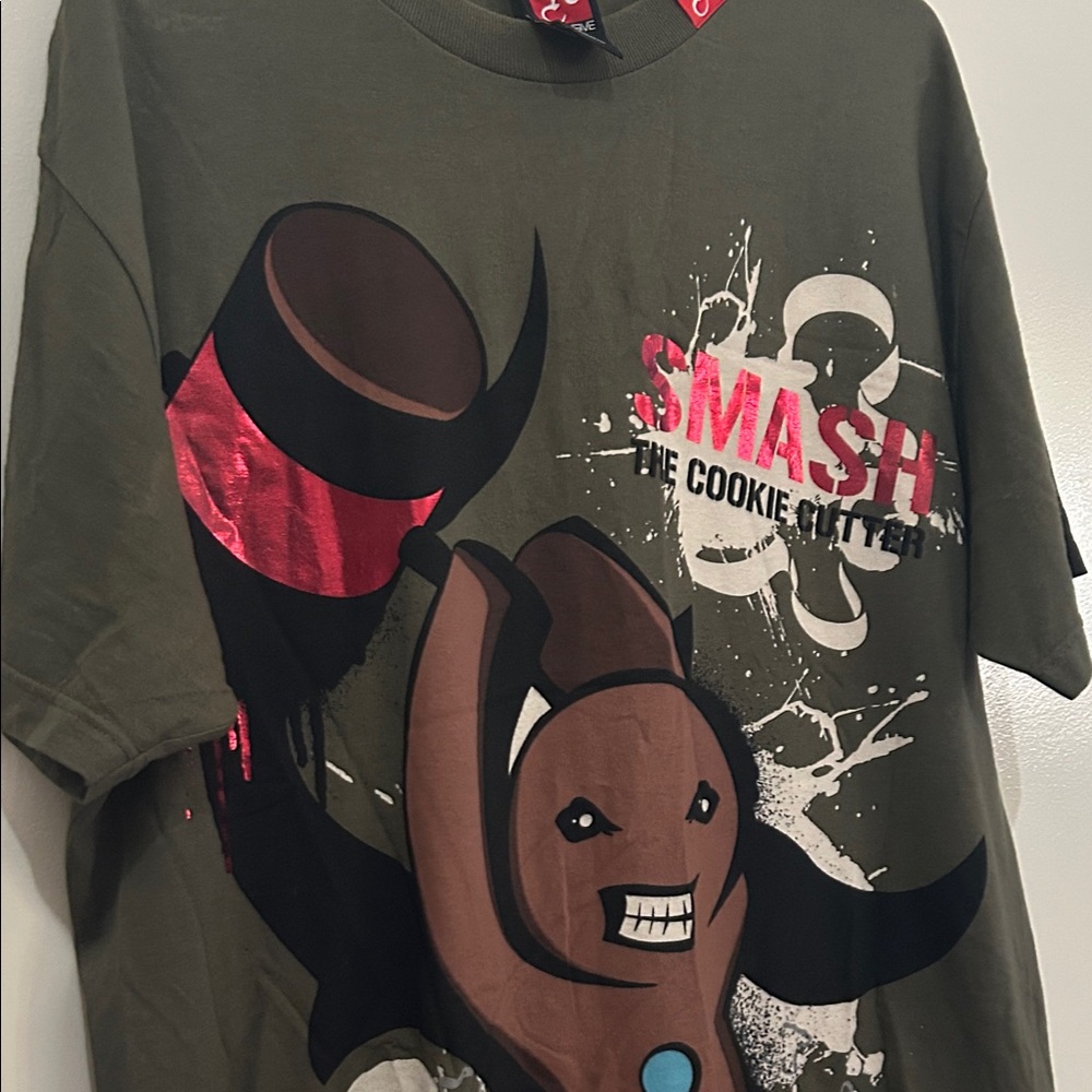 Smash Graphic Tee - Olive